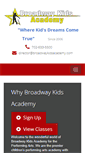 Mobile Screenshot of broadwaykidsacademy.com